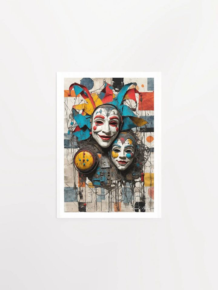 'Laugh, Laugh, Laugh' by Edward Martin-Mixed Media Collage Print product image (2)