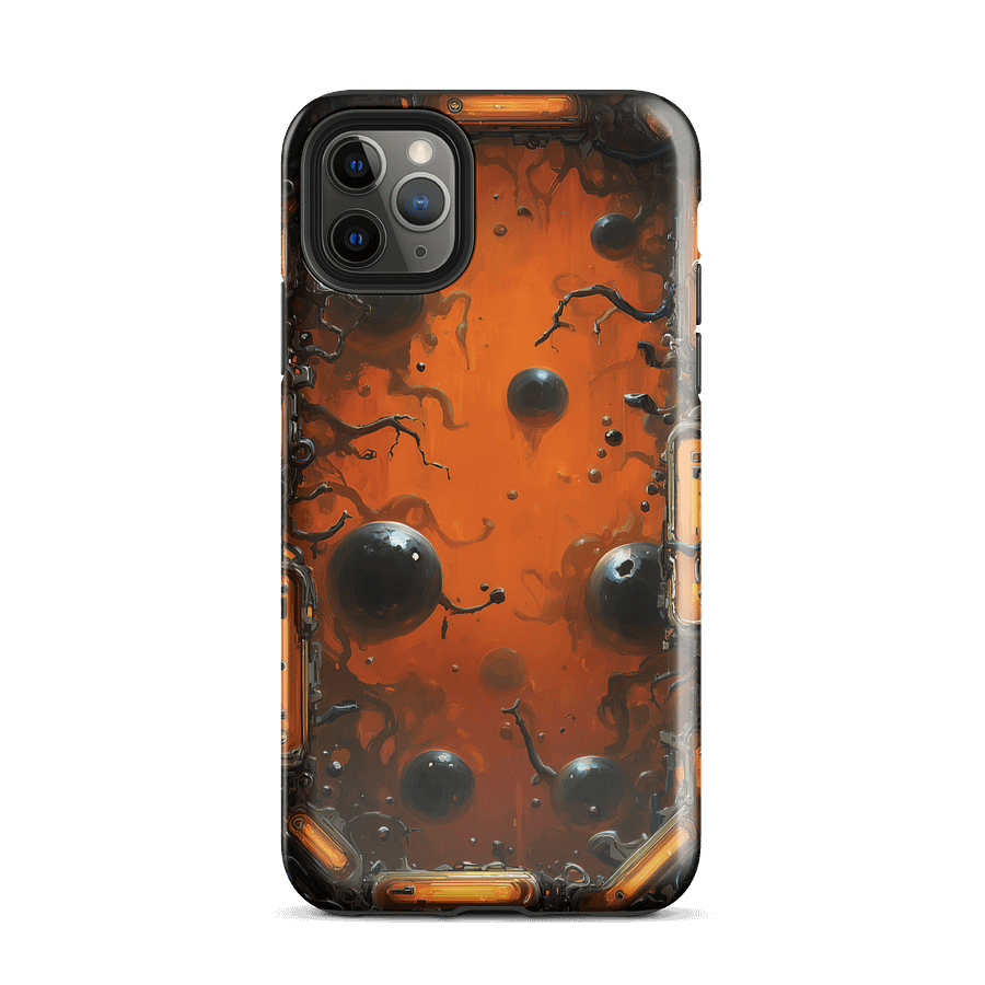 Voidcore Bloom – Surreal Sci-Fi Abstract iPhone Case product image (2)