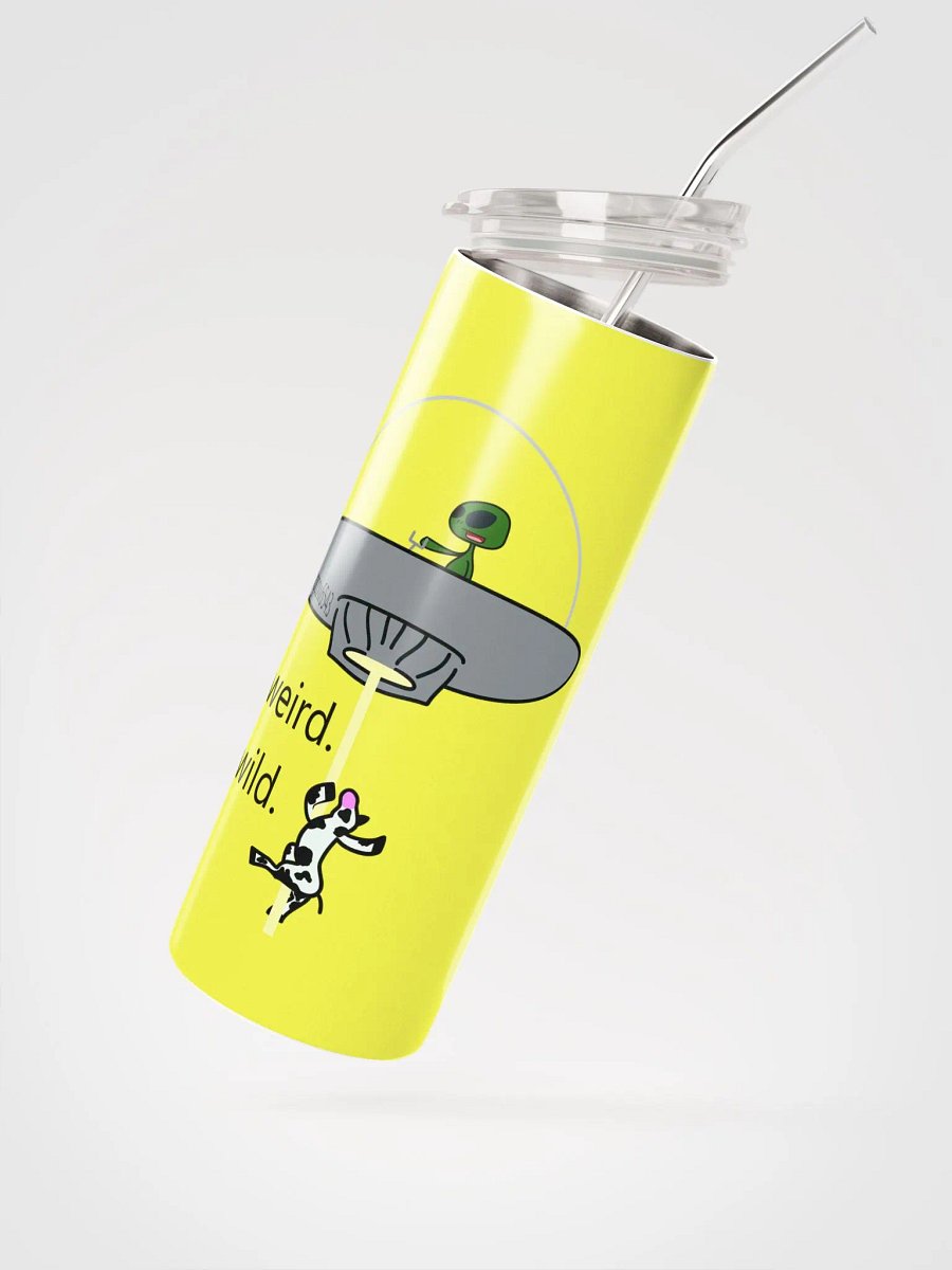 Stay Weird. Stay Wild. Tumbler (Yellow). product image (3)