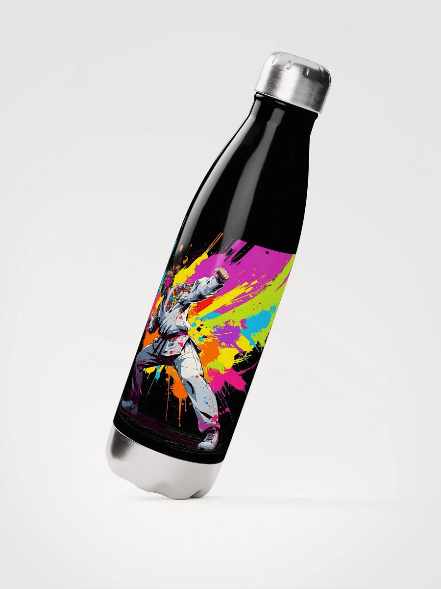 Stainless Steel Water Bottle ( D_0144_Color Kick Taekwondo Boy of the Streets ) product image (3)