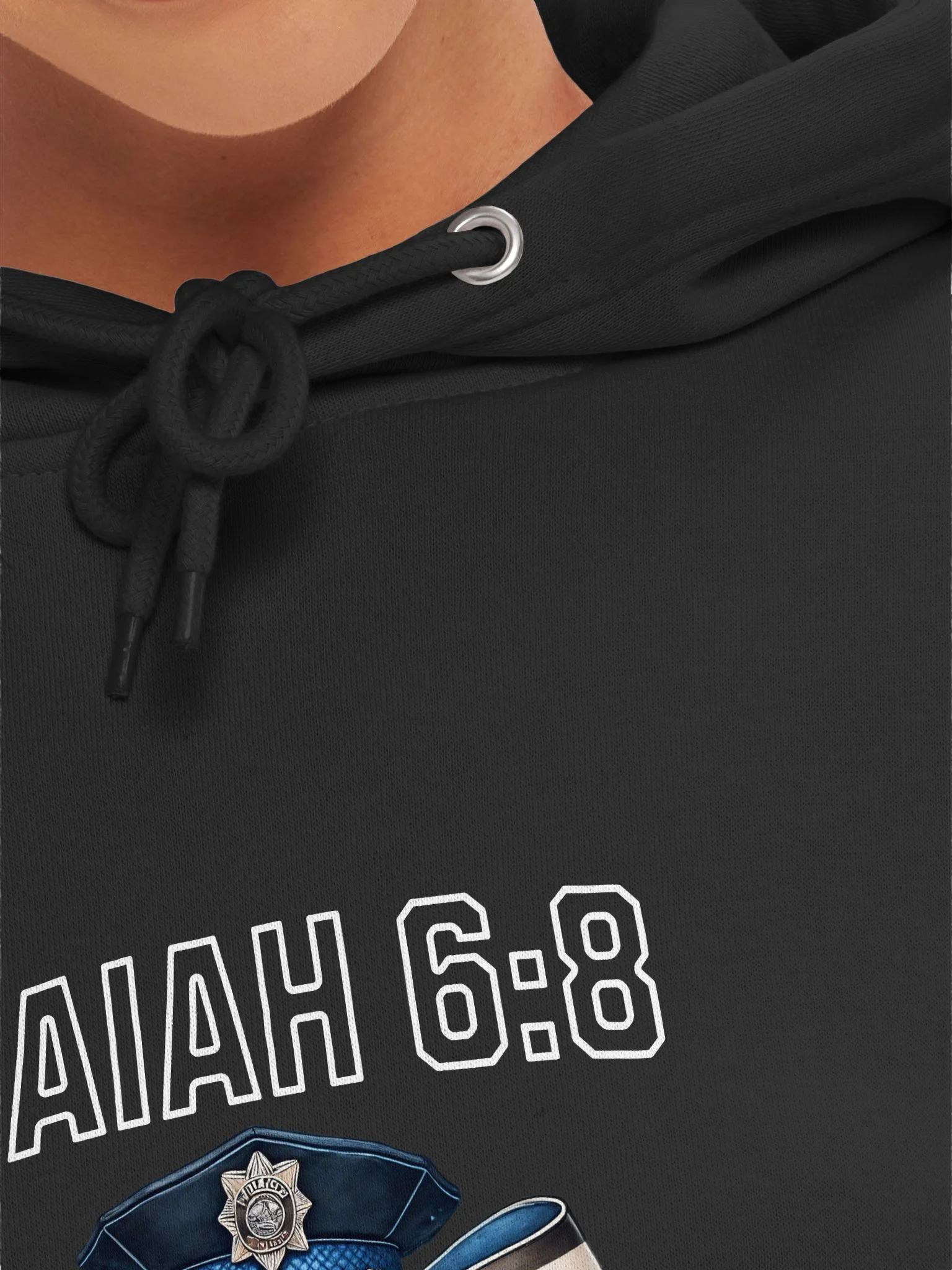 Isaiah 6:8 - Thin Blue Line's Call to Serve - Hoodie product image (7)