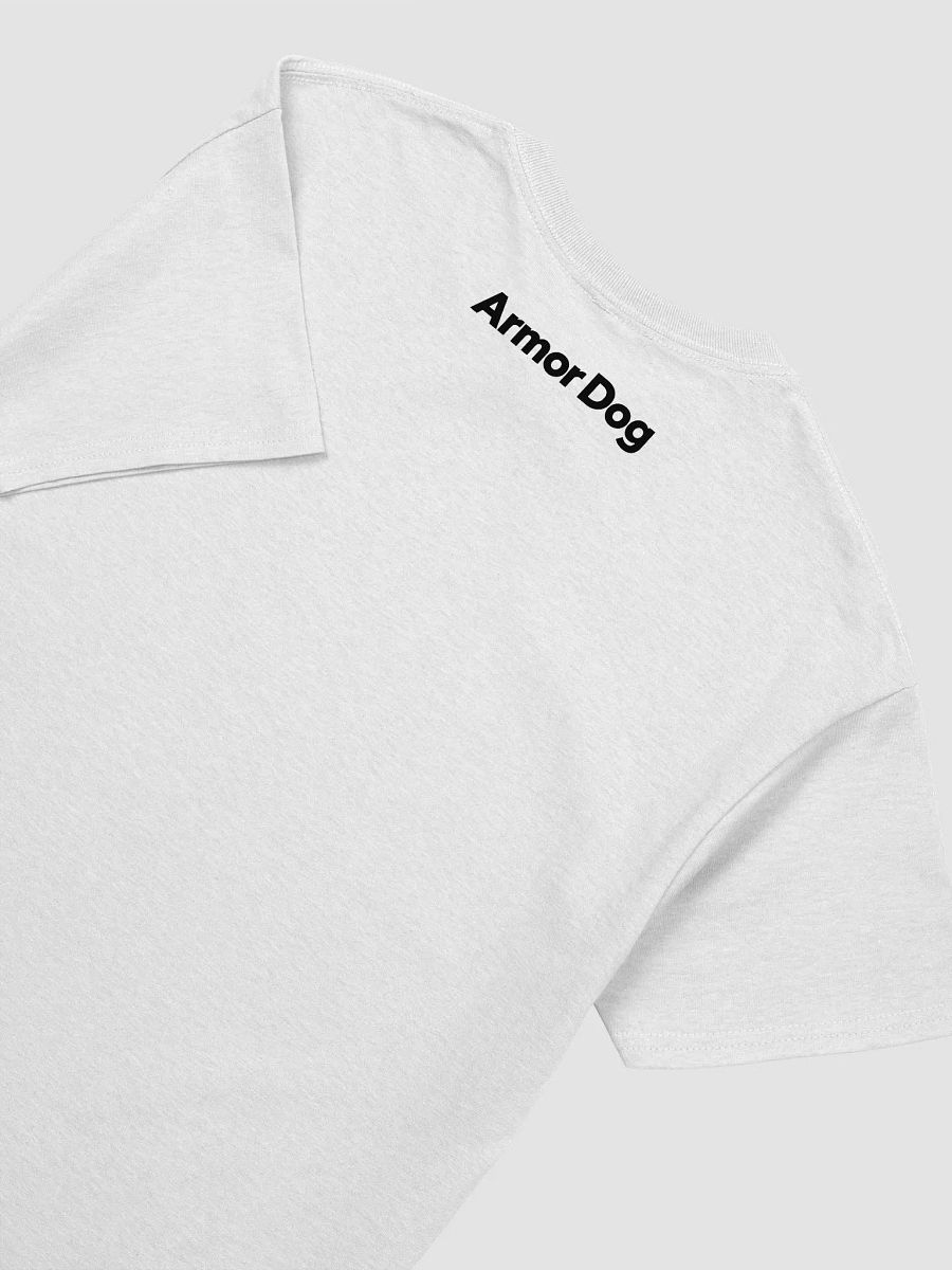 Armor Dog, White T-Shirt with Large Print product image (4)