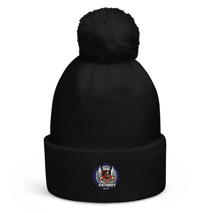 CRO ART Patriotic Emblem Pom-Pom Beanie product image (1)