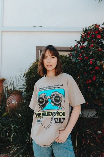 TMG Investigation Team Oversized Tan T-Shirt product image (3)