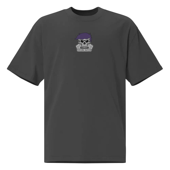 Enigma Nation AS Colour Premium Oversized Faded T-Shirt (EMBRODERED) product image (2)