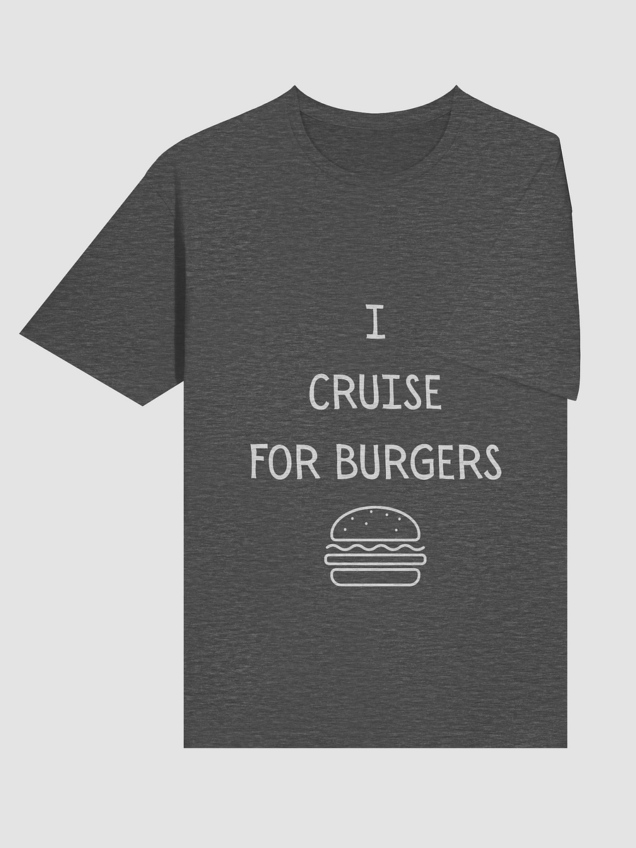 Burger T-Shirt - Dark Heather Gray product image (6)