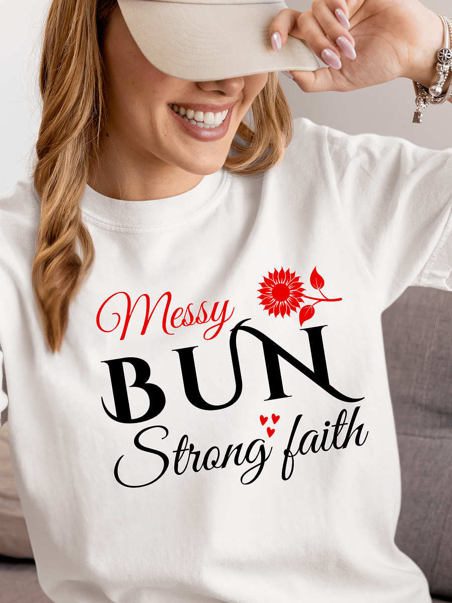 Strong Faith Comfort Colors T-shirt. product image (1)
