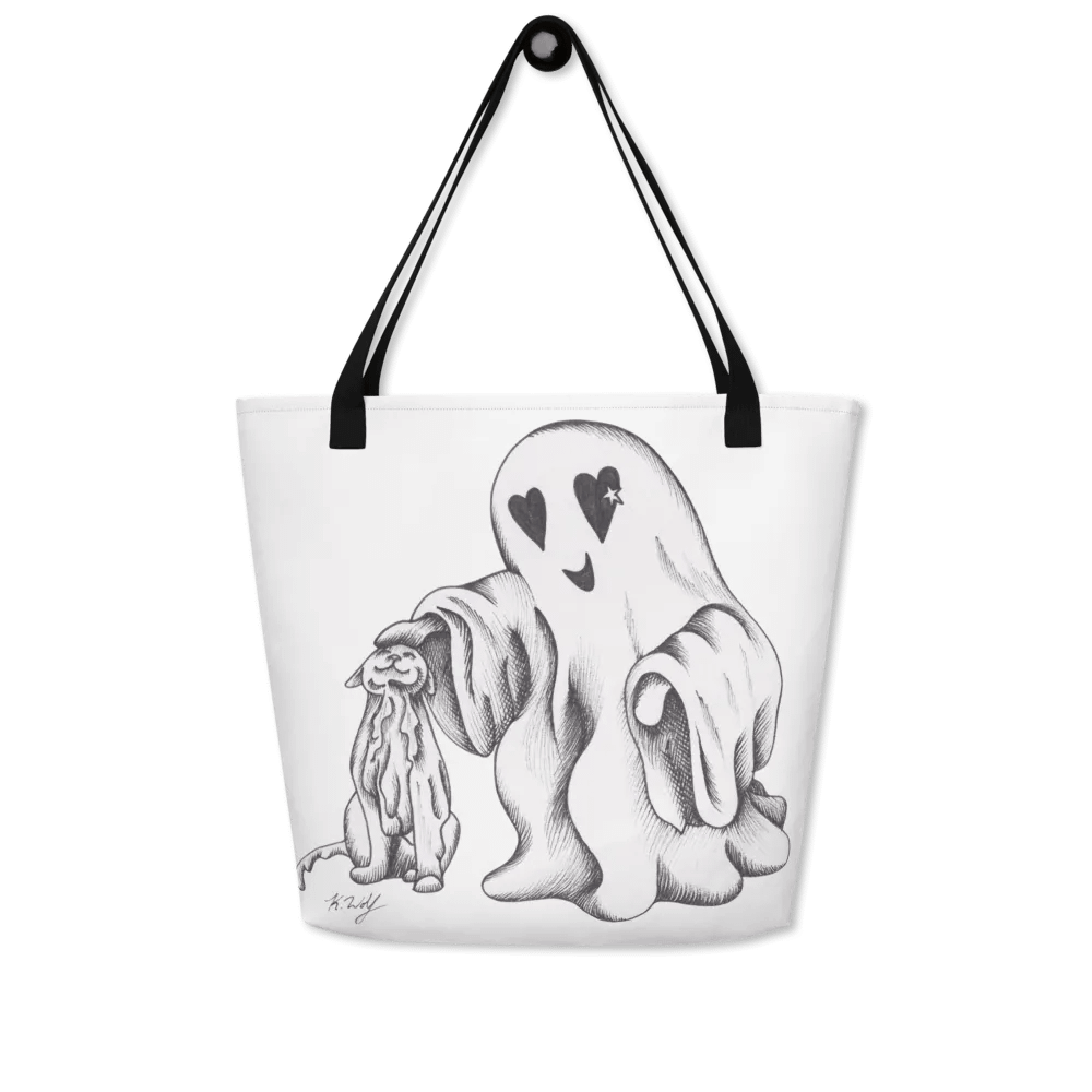 Ghost Cat and Ghost Tote Bag product image (4)