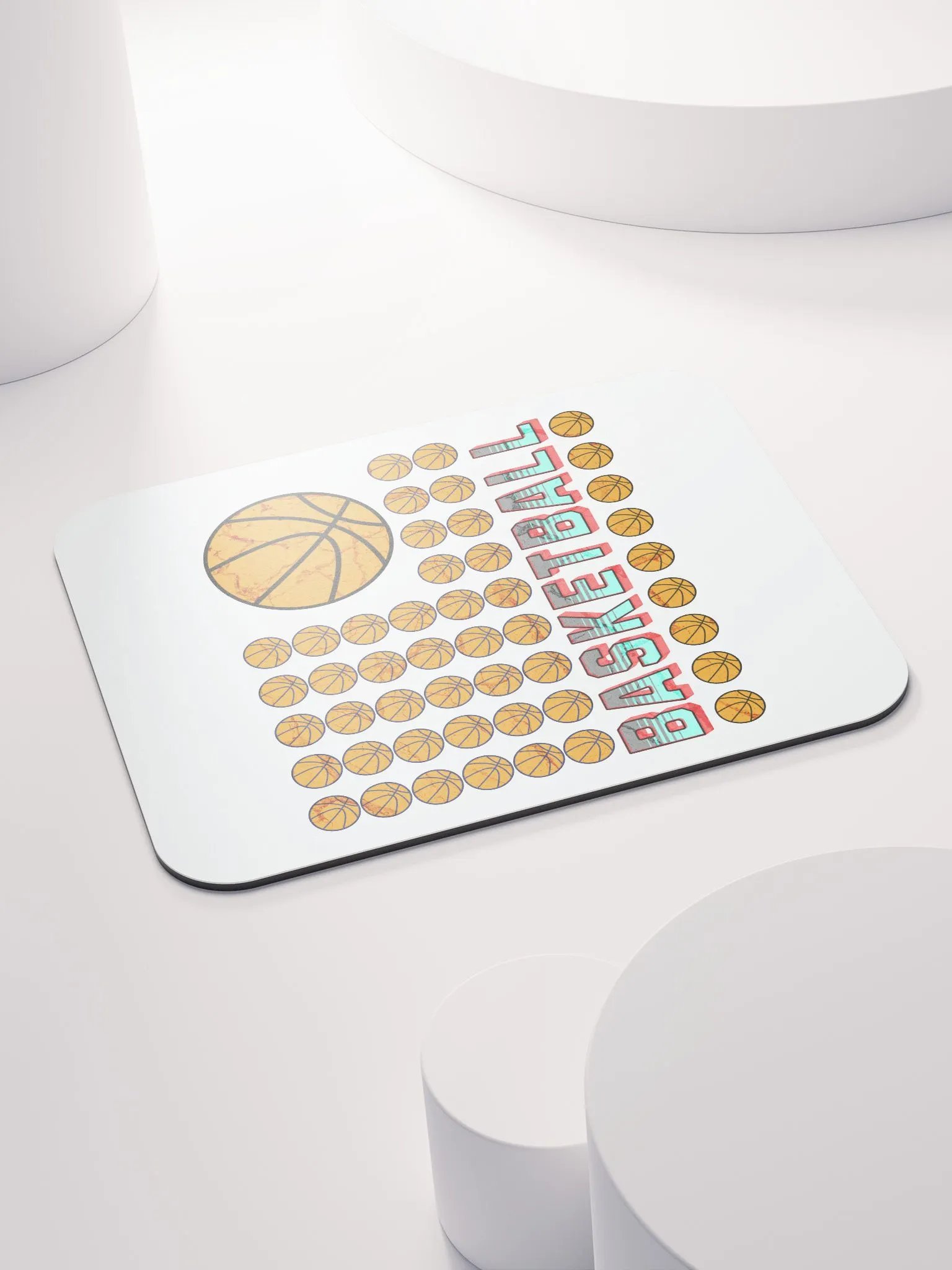 US Flag Basketball Hoops Galore Mouse Pad product image (4)