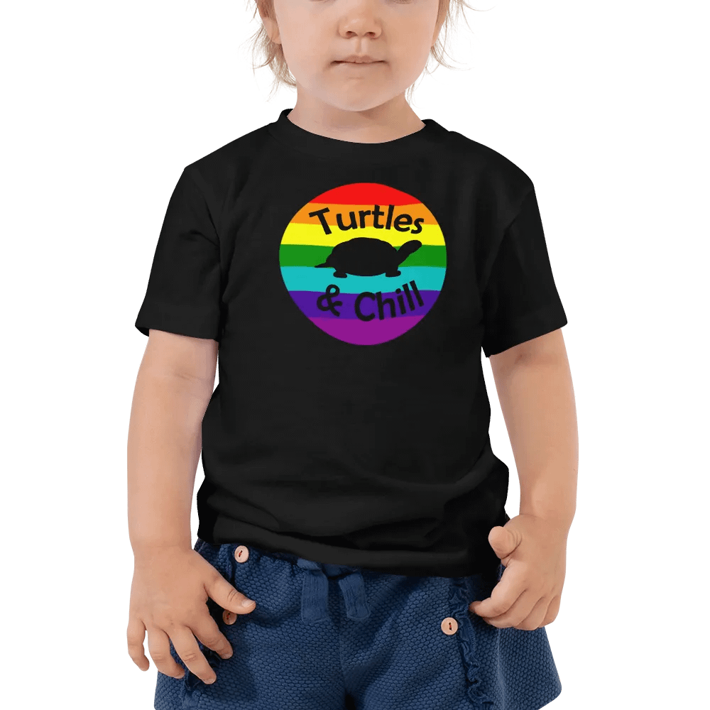 Turtle Pride Toddler Tee product image (1)