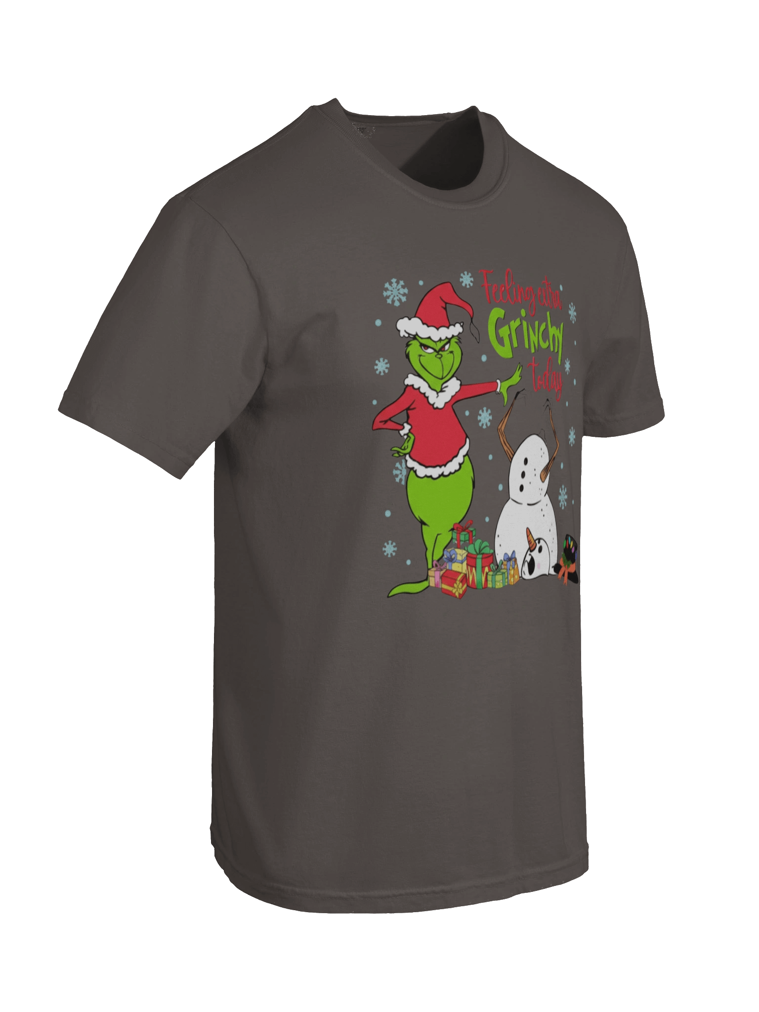 Melting Snowman Grinchy Funny Christmas Tee | Comfort Colors® T-Shirt product image (5)