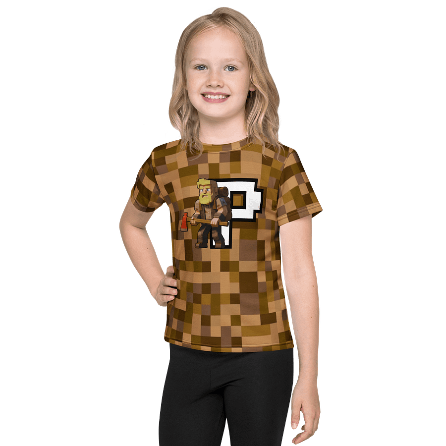 Patient PixelZ Kids T-Shirt (Pixel Brown) product image (1)
