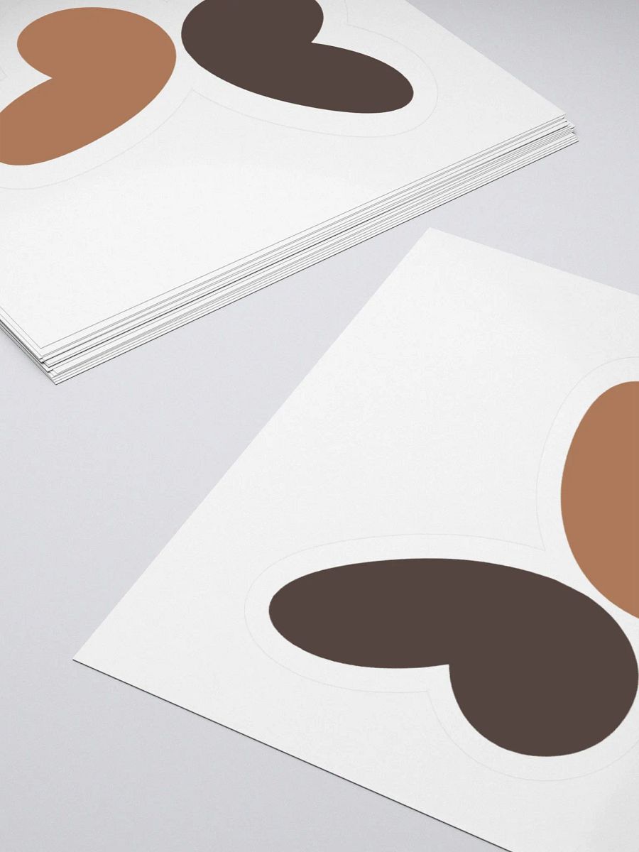 Artistic brown-color themed butterfly kiss-cut sticker product image (6)