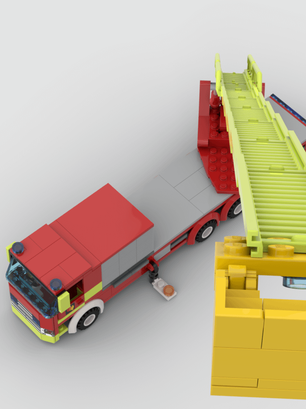 London Fire Brigade 64 metre Aerial Ladder Platform Digital Instructions and XML file for BrickLink Wishlist product image (5)