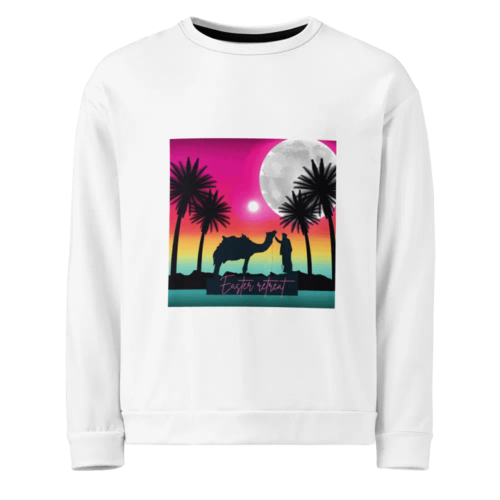 Moonlit Camel Retreat Unisex Sweatshirt product image (1)