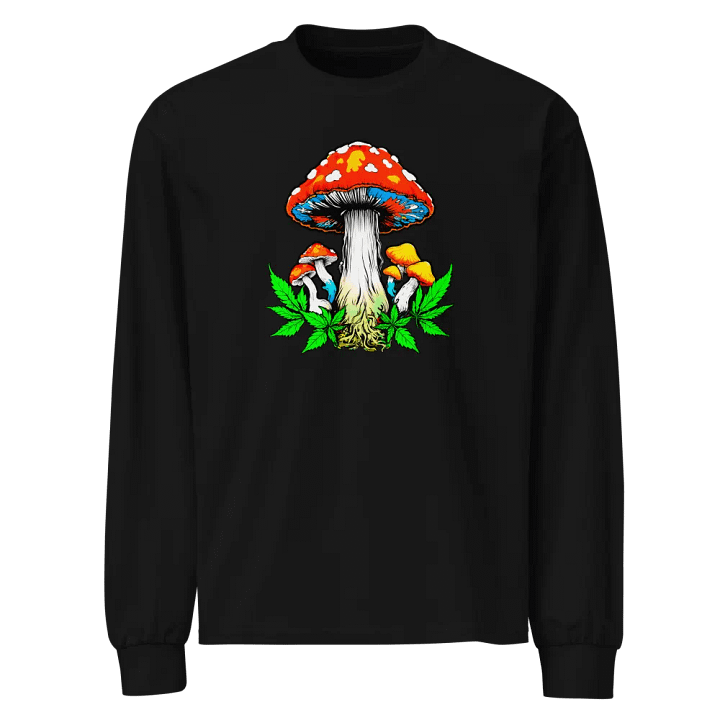 [Groovy Shrooms 2] Unisex Premium Heavyweight Long Sleeve Shirt product image (1)