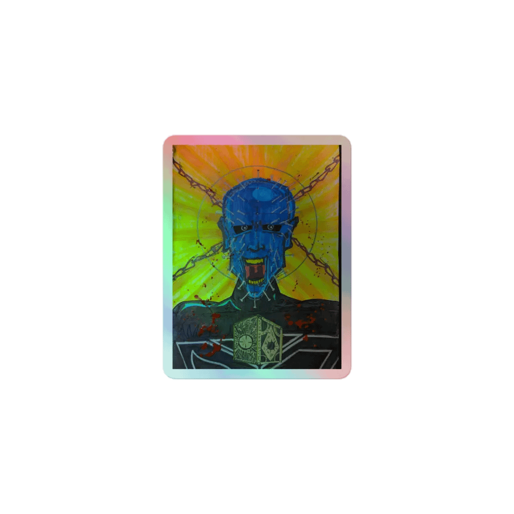 Pinhead De Guadalupe Holographic Sticker Sheet product image (1)