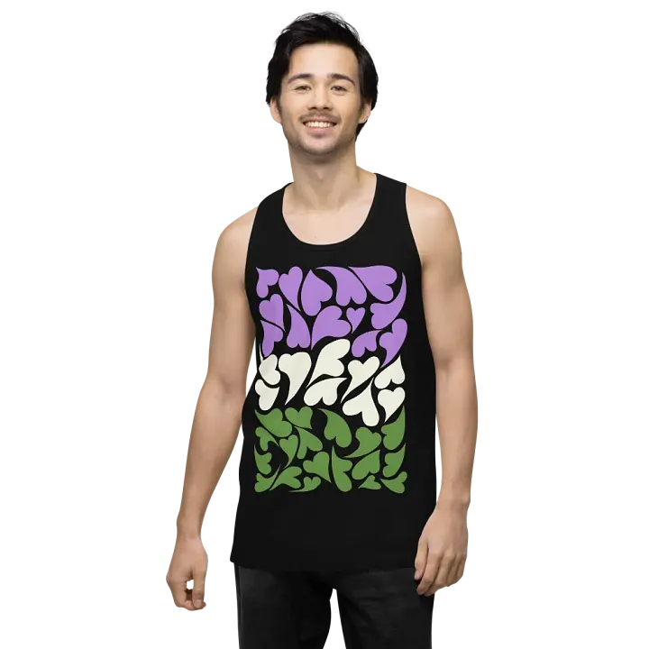 Nestled PRIDE Genderqueer Tank Top product image (5)