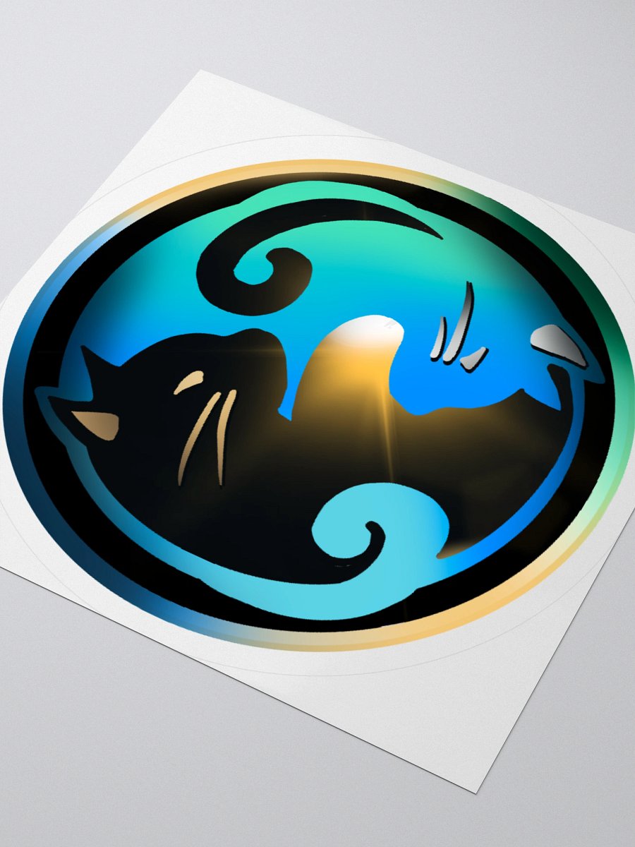 Meow Yin Yang Sticker product image (3)