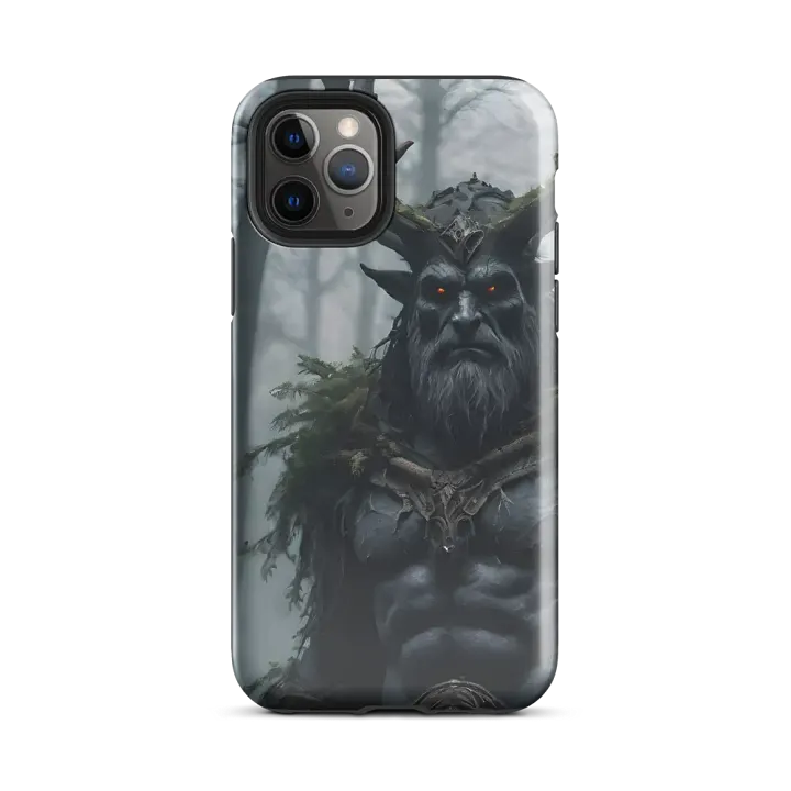 Tough Phone Case for iPhone® - Dark Mythical Ancient Forest Guardian product image (2)
