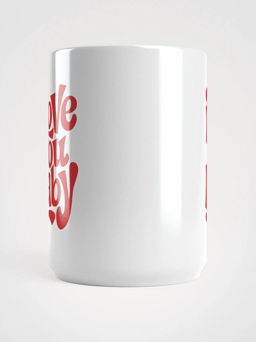 Bold Love Statement White Glossy Mug product image (5)