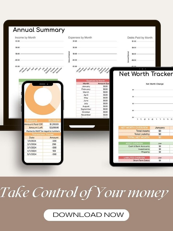 Monthly Budget Sheet (English) product image (1)