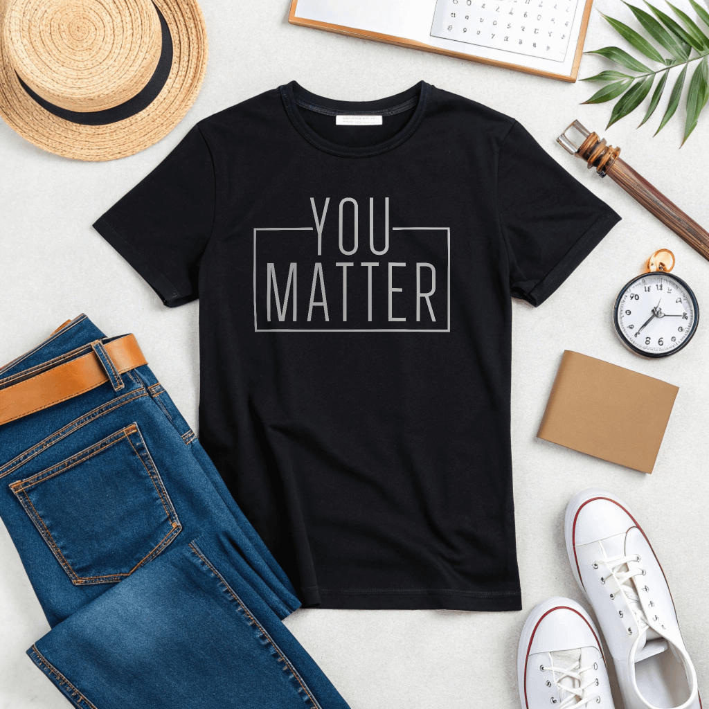 You Matter - Women's Black T-Shirt product image (2)