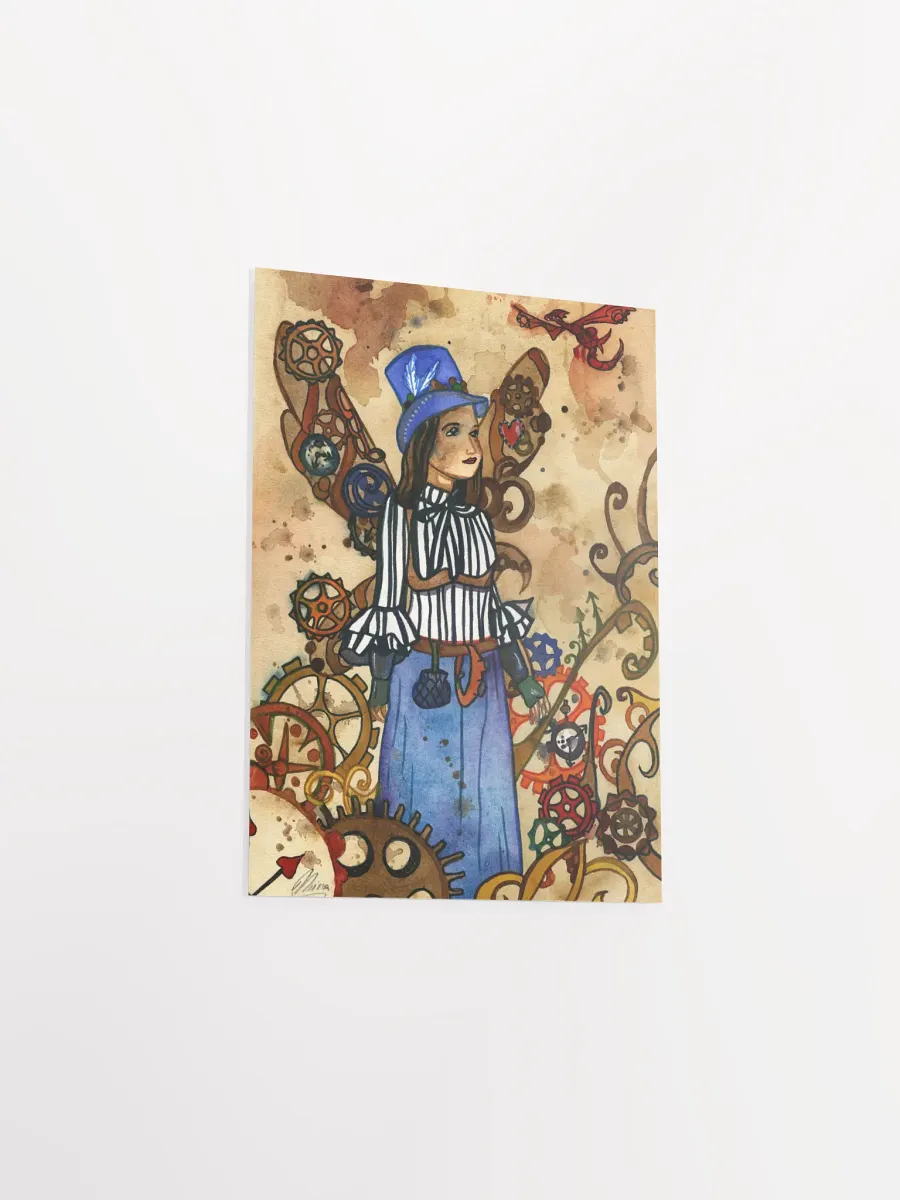 Steampunk Fairy Art Print product image (12)