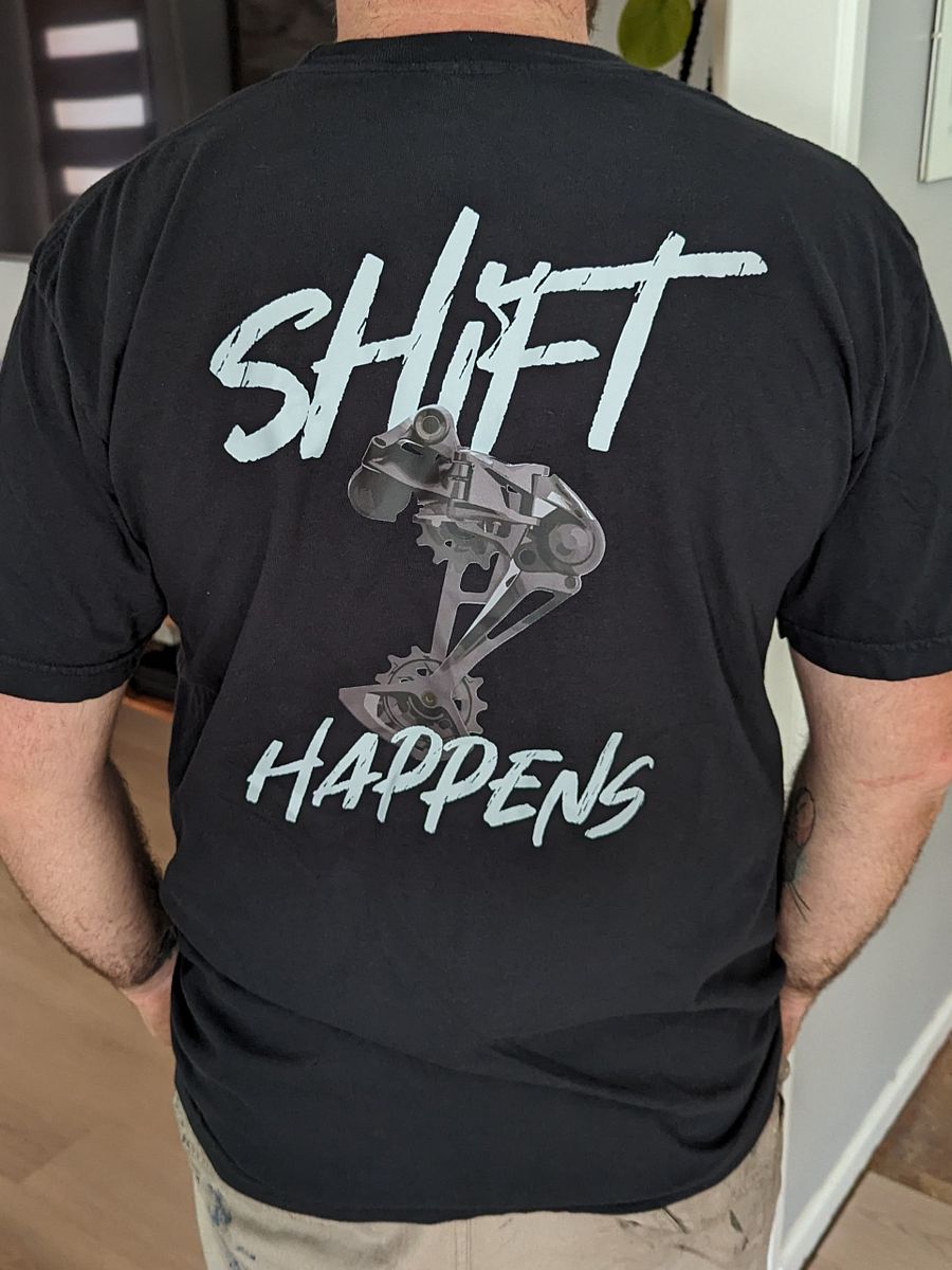 9Lives Shift Happens T-Shirt Black product image (5)