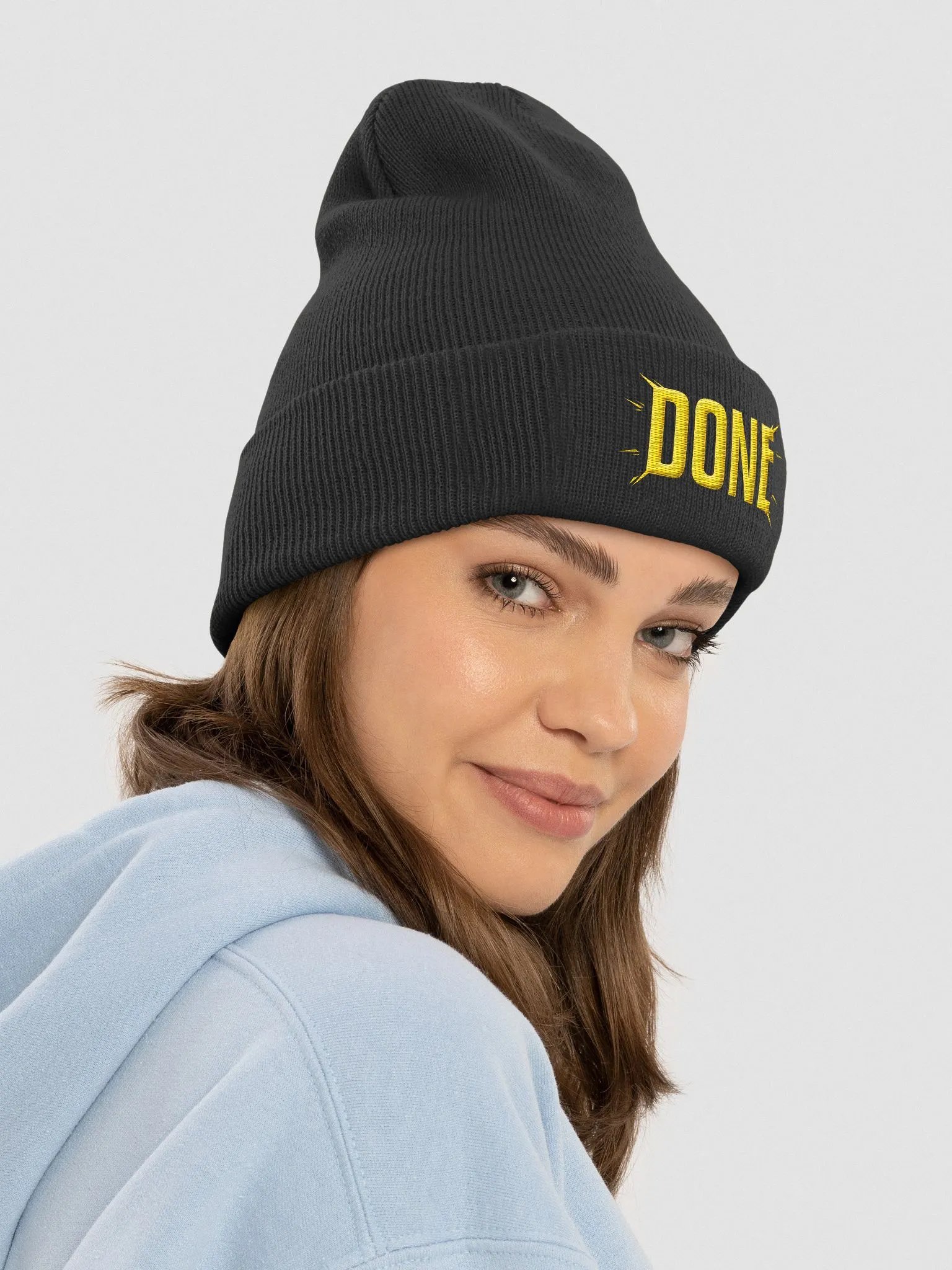 'DONE' Gold Beanie product image (28)