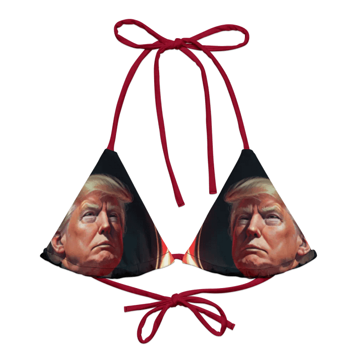 Pledge Allegiance All-Over Bikini Top product image (1)