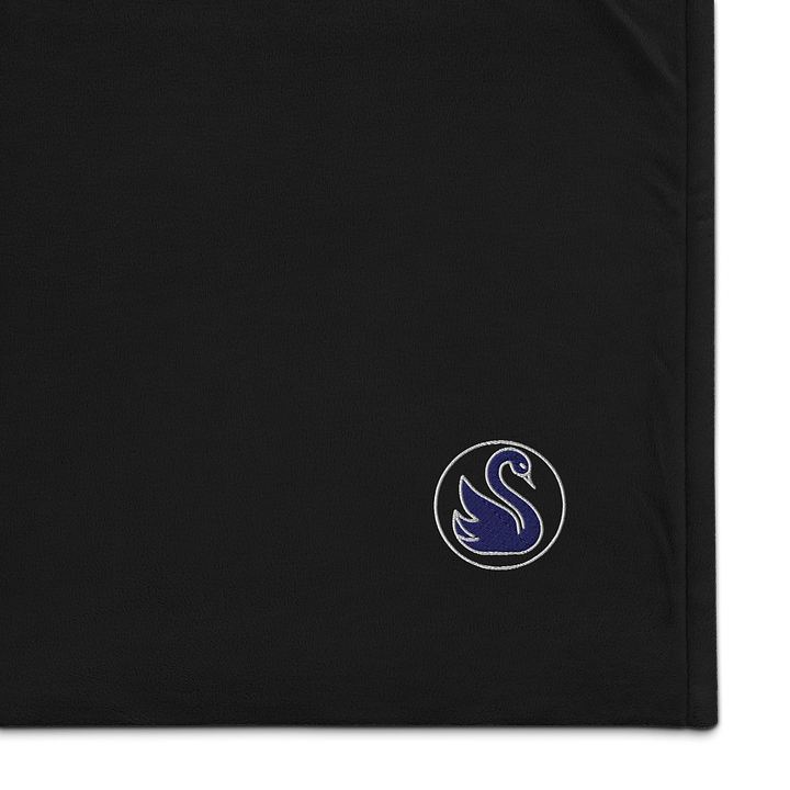 Swan Silhouette Premium Sherpa Blanket product image (1)