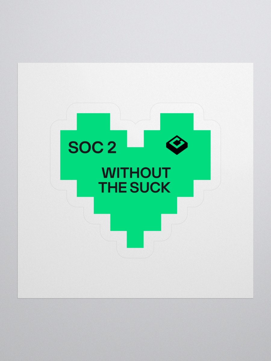 SOC 2 Without The Suck Kiss Cut Stickers product image (1)