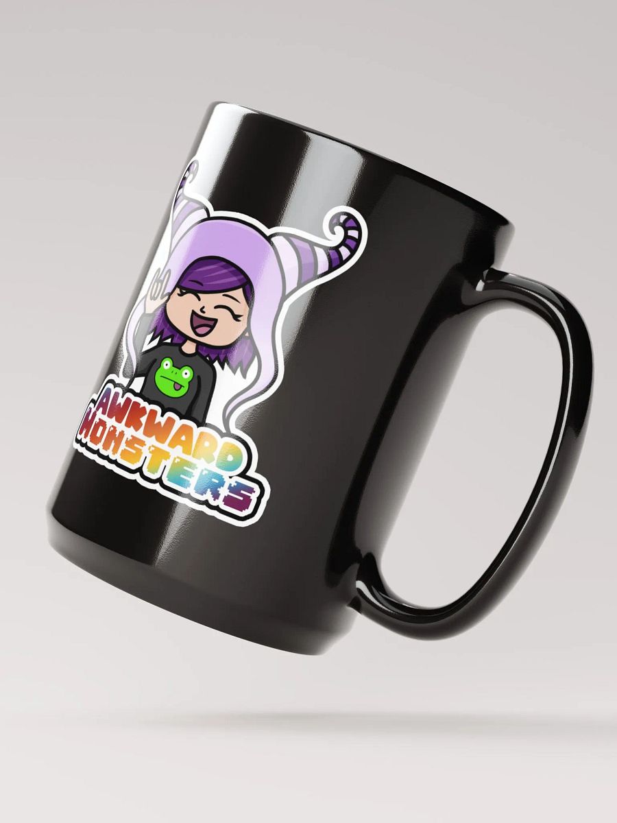 AwkwardMonsters Logo Black Mug product image (3)