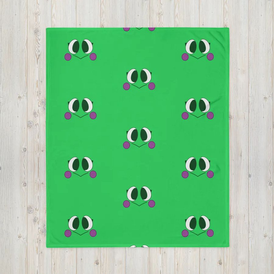 Turtle Face Throw Blanket product image (16)