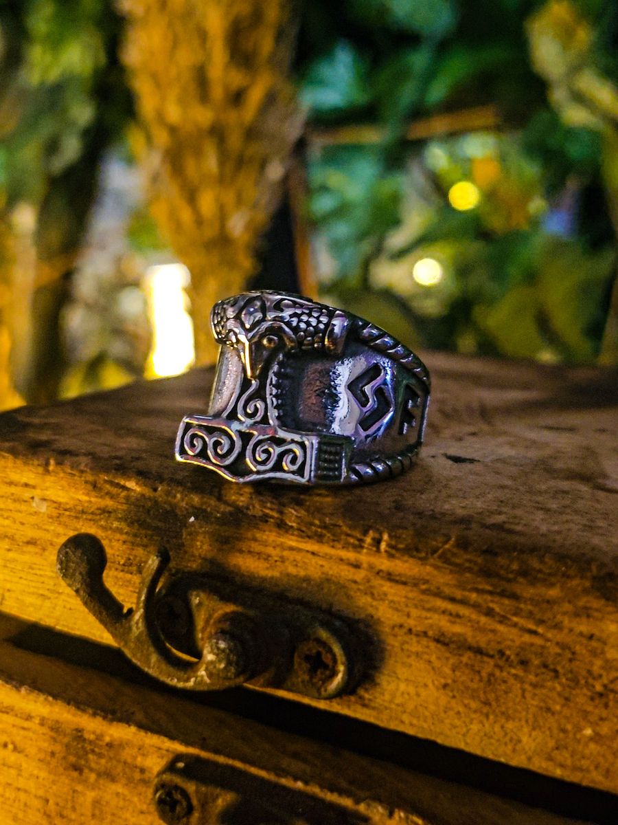 The Armored Kingdom Thor's Hammer Thunderstrike Ring Style 1 (Mjolnir) product image (5)