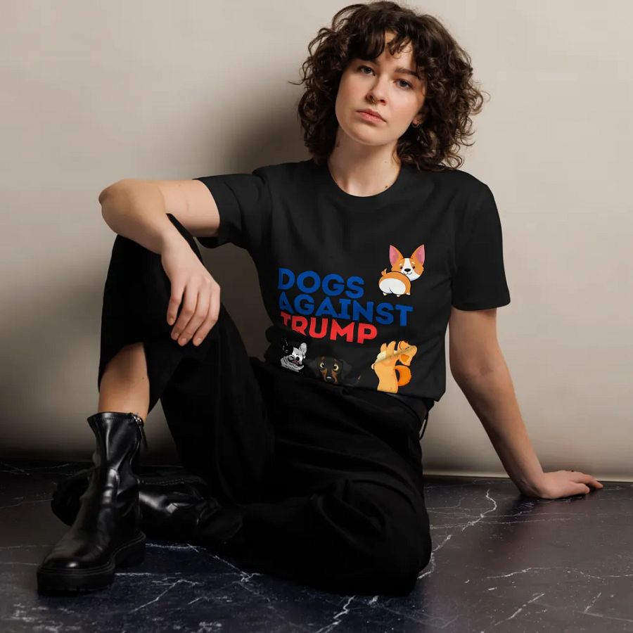 Pris-Dogs Against Trump-AS Colour Unisex Premium T-Shirt product image (10)