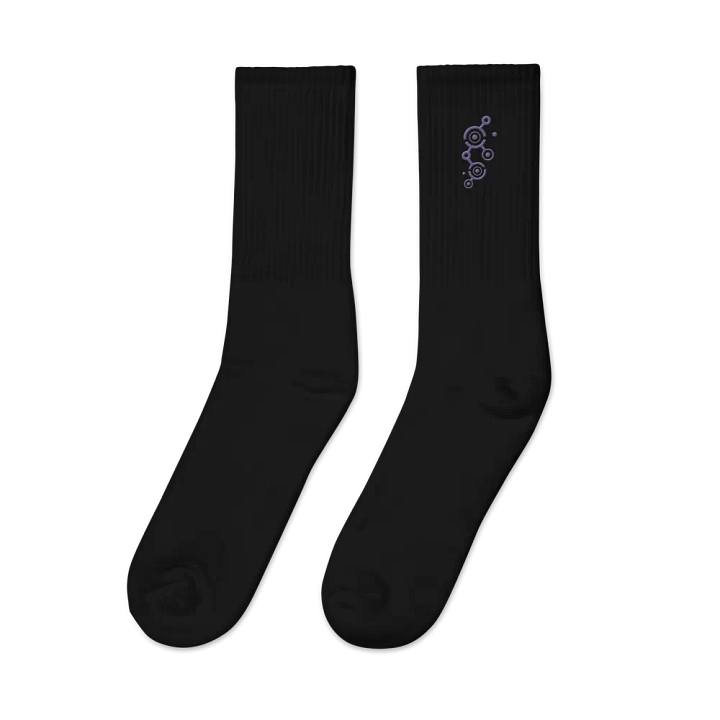 Cosmic Crop Circle Embroidered Socks product image (4)