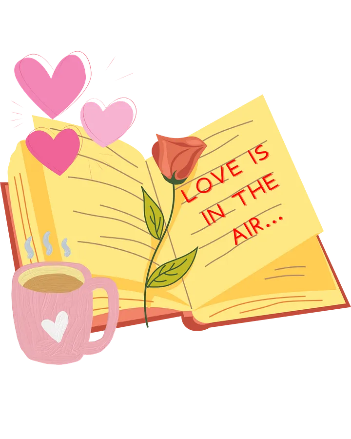 LOVE IS IN THE AIR: Digital Wallpaper & Sticker product image (1)