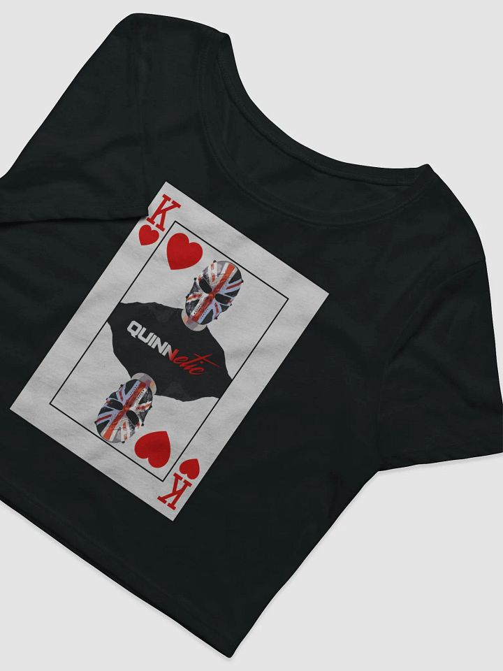 The Quinn of Hearts Bella+Canvas Women's Crop Tee product image (4)
