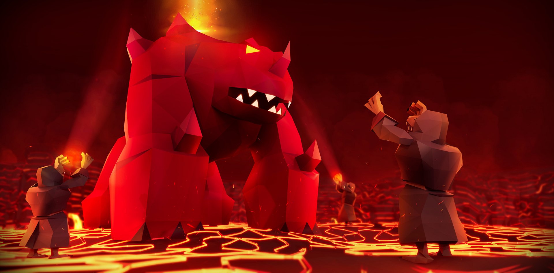 TzTok-Jad | Large 3D Desk Mat product image (1)
