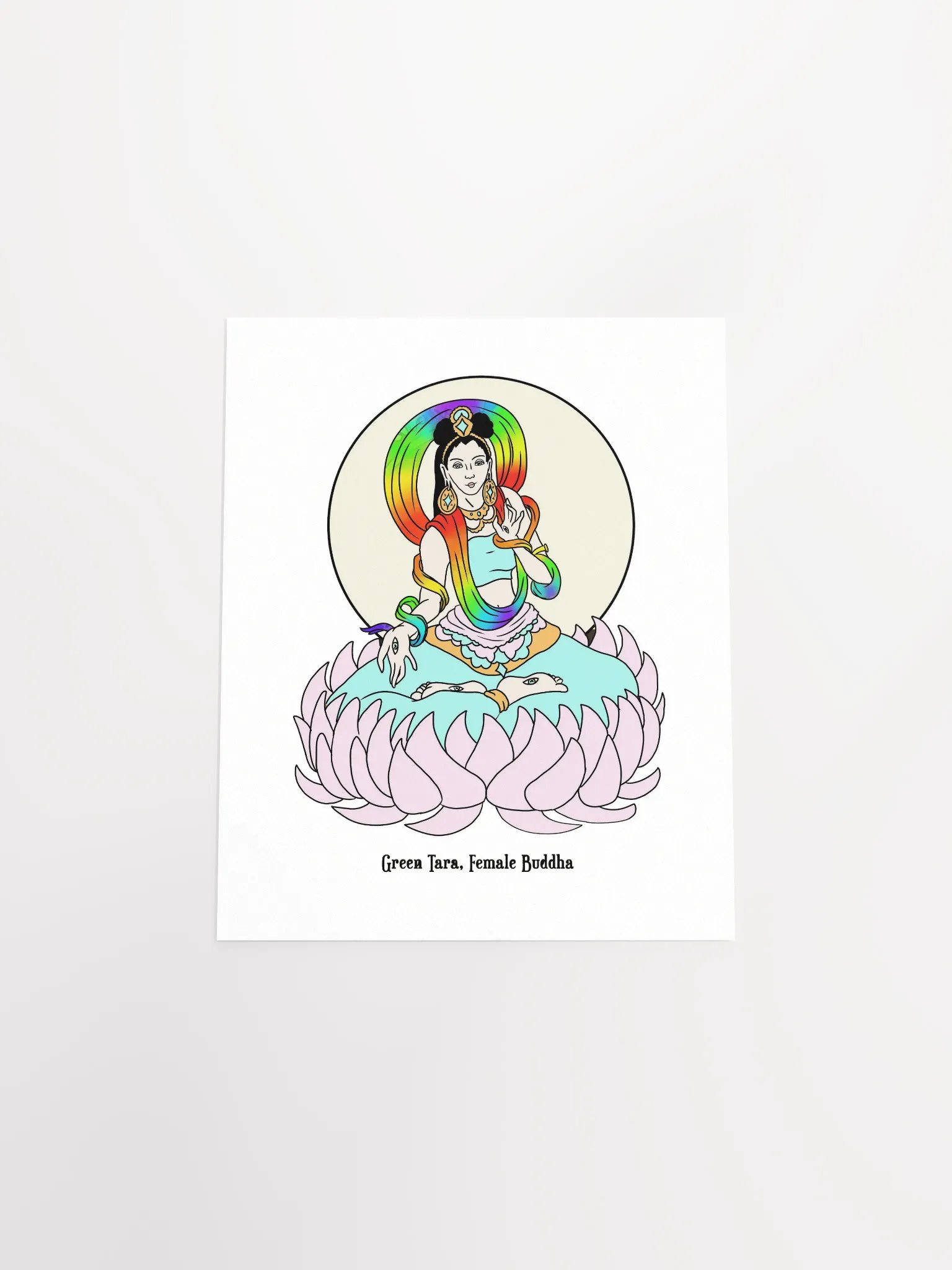 Green Tara 8x10 Print product image (4)