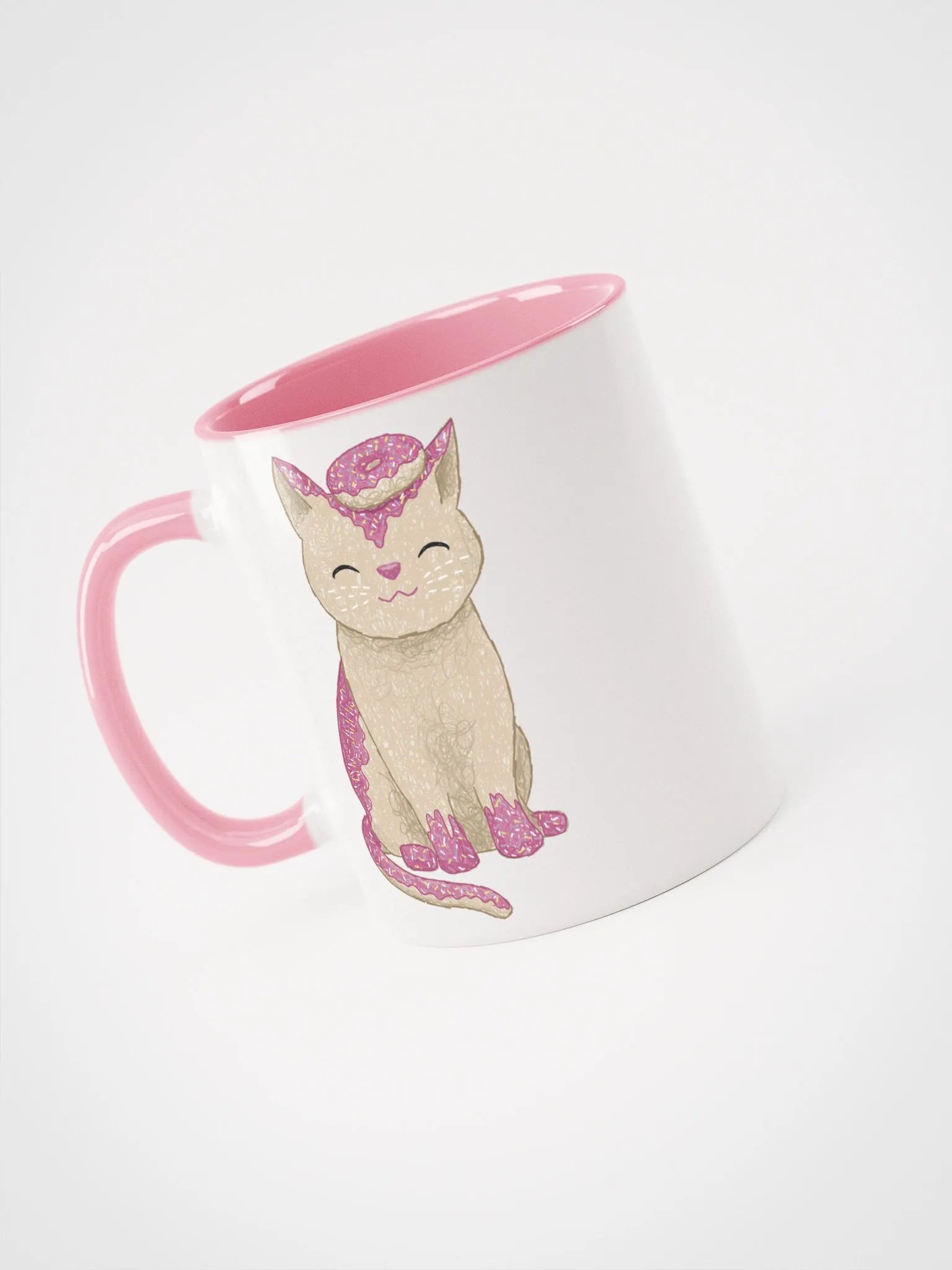 Lottie's Doughnut Cat White Mug product image (2)