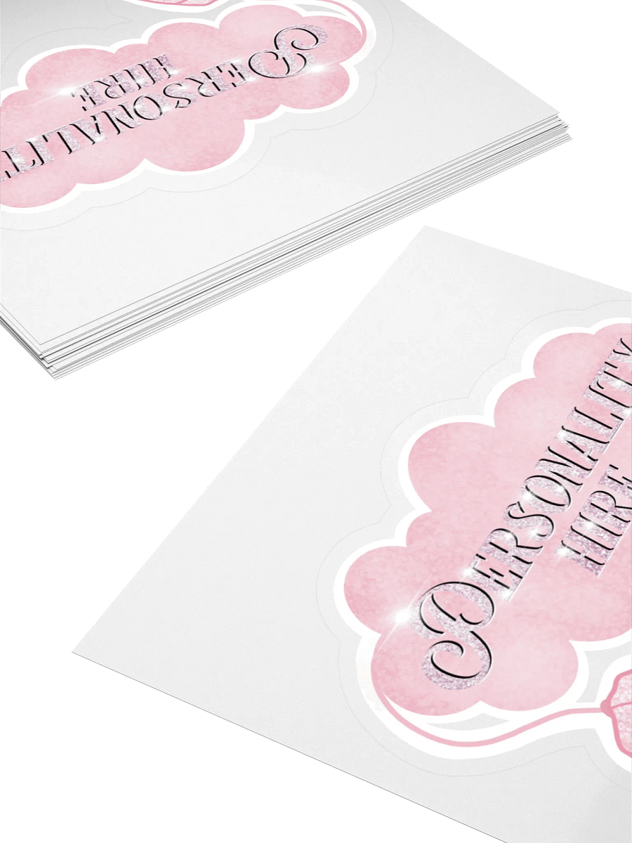 Personality Hire Glitter Sticker Set product image (4)