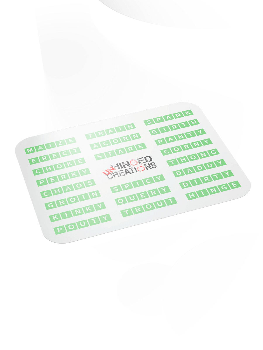 Multi Word Mousepad - White product image (4)