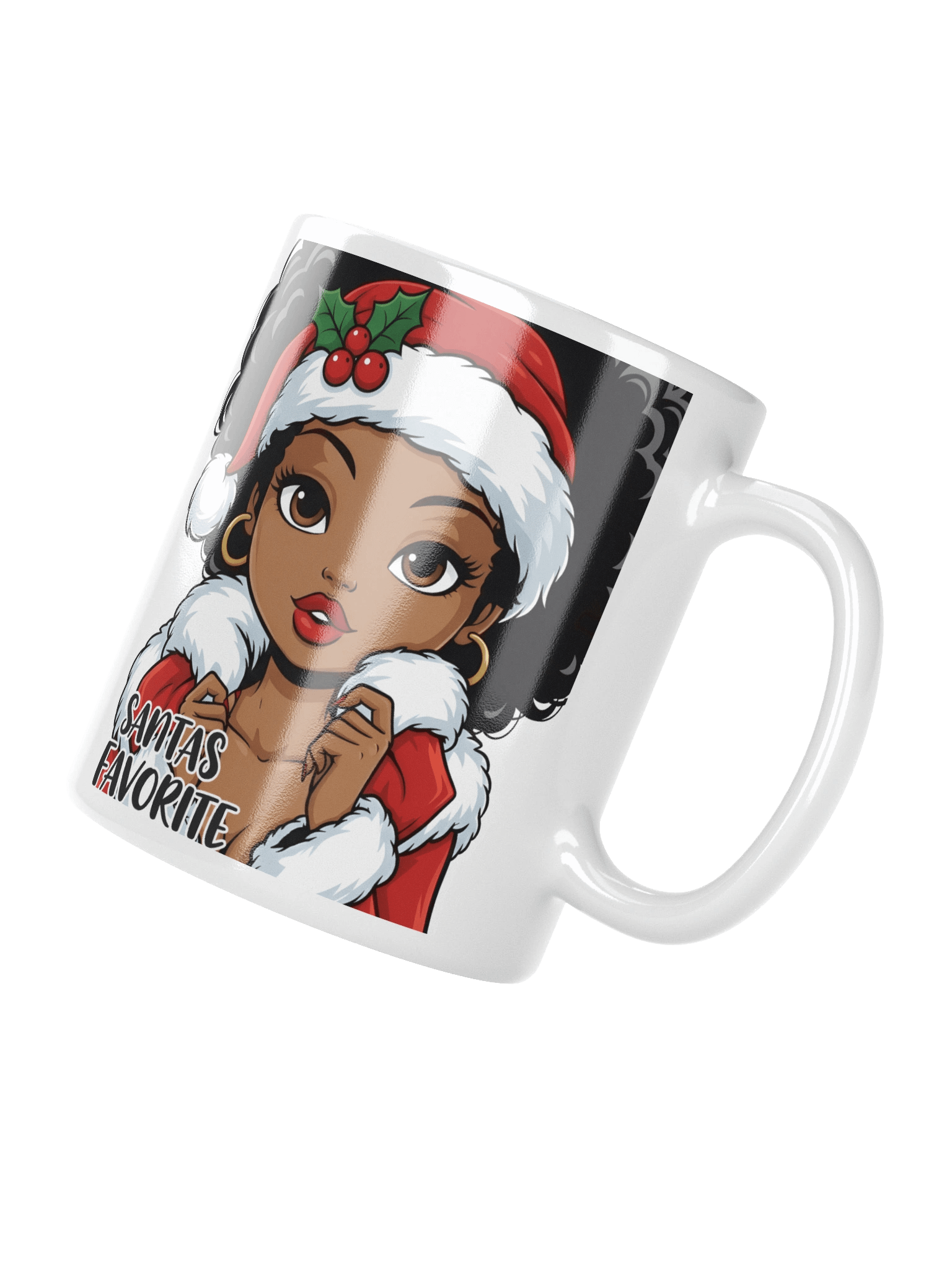 Afro Latina Christmas Santa Girl product image (9)