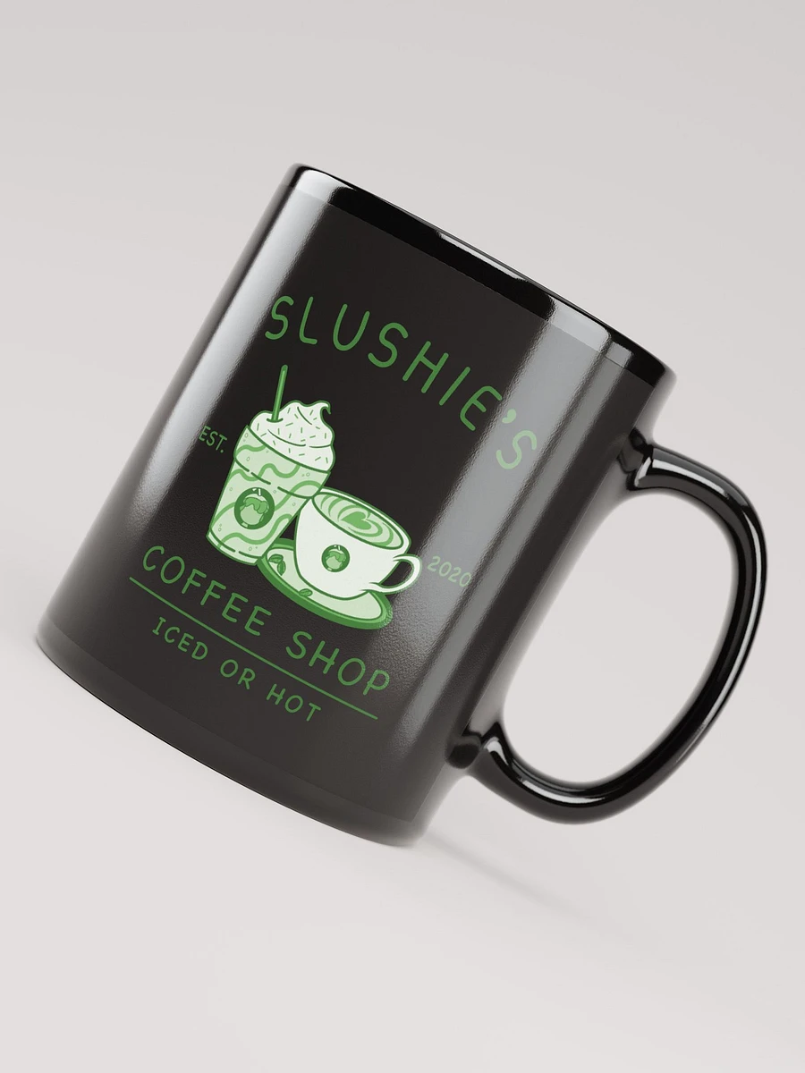 Slushie's Coffee Shop (Green) | Black Mug product image (7)