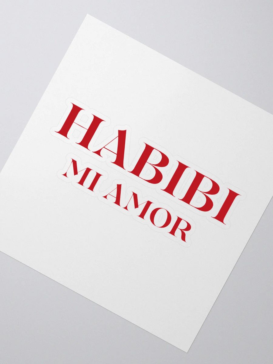 Habibi Mi Amor Sticker Red product image (3)