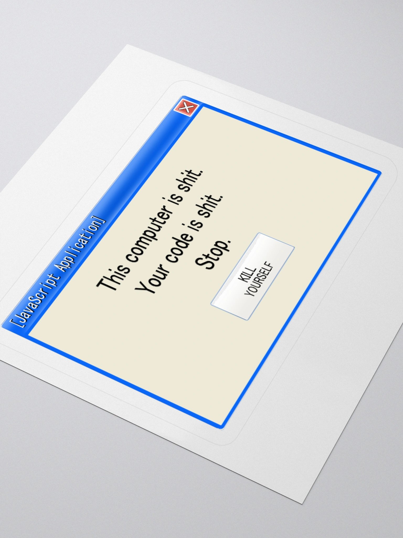 Turn off your computer please (Sticker) product image (8)