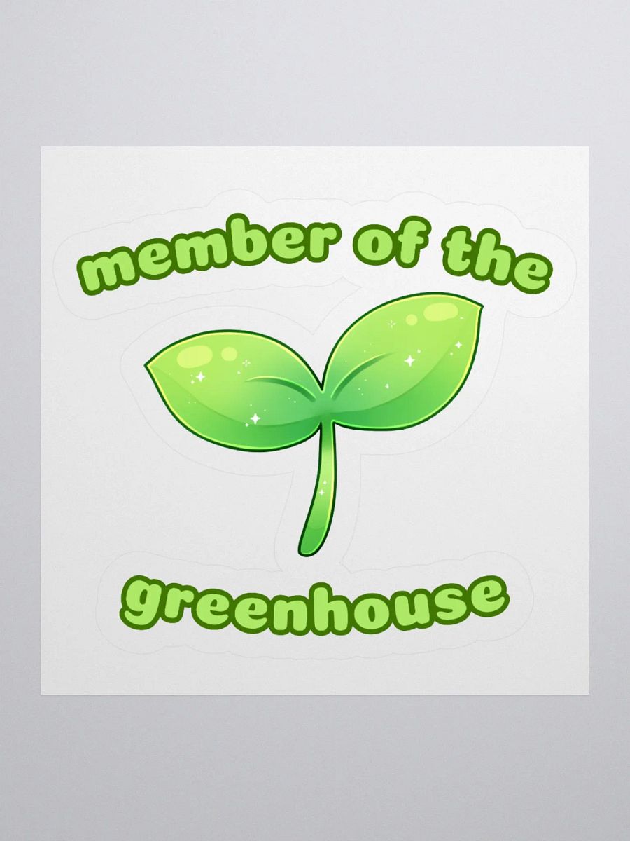 Member of the Greenhouse Sticker product image (1)